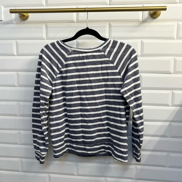 Disney Cruise Line Blue Grey Striped Sweater with Anchor Design, Women's Small - Picture 3 of 4